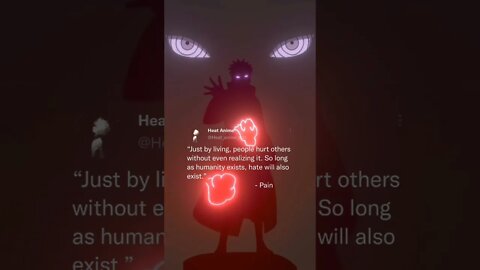 It's not just an anime.. Credits to @heat_anime_edit on Instagram. #shorts #anime #naruto #pain