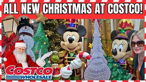 LIFE SIZE MINNIE & MICKEY MOUSE NUTCRACKERS! | CHRISTMAS TREES & LOTS MORE at COSTCO | #costco