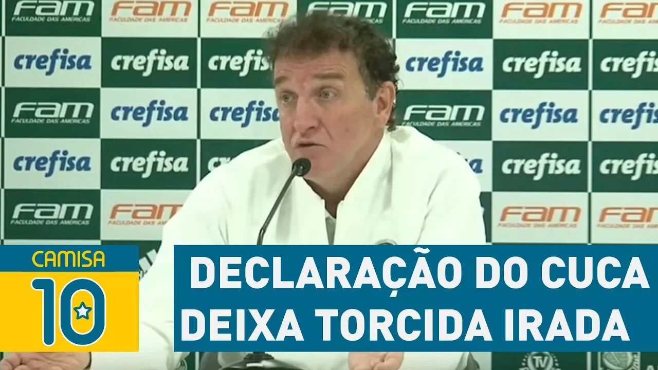 Essa declaração do Cuca deixou a torcida do Palmeiras IRADA!