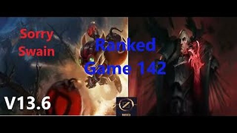 Ranked Game 142 Ziggs Vs Swin Mid League Of Legends V13.6