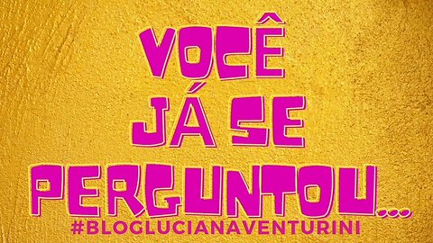 Você já se perguntou... #lucianaventurini #vivermelhor #silvioalbuquerque