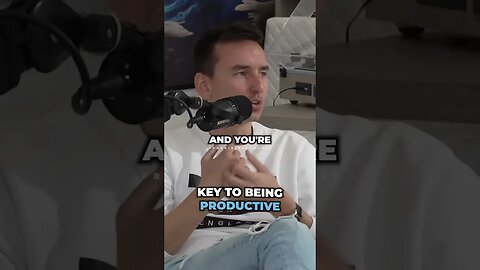 The KEY to being productive 🔑