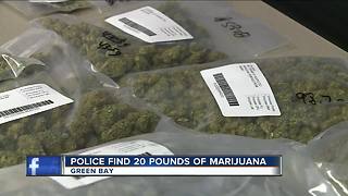 Police find 20 pounds of marijuana in Green Bay bust