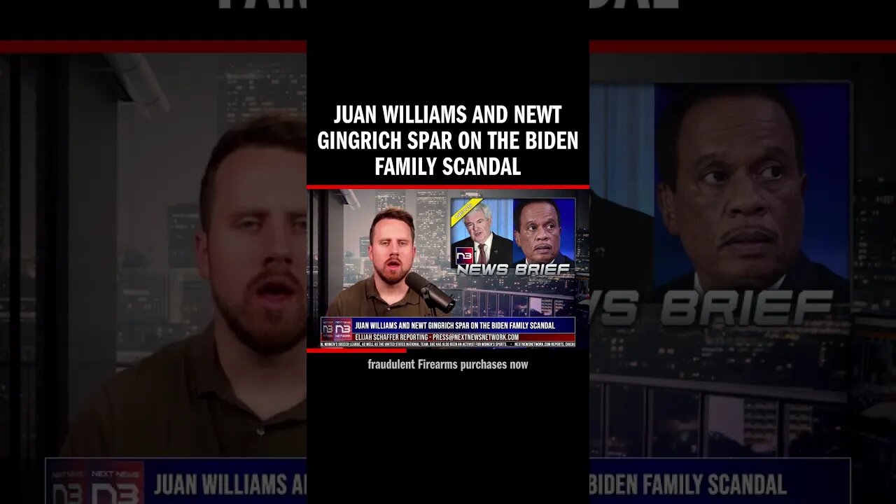 Juan Williams and Newt Gingrich Spar on The Biden Family Scandal