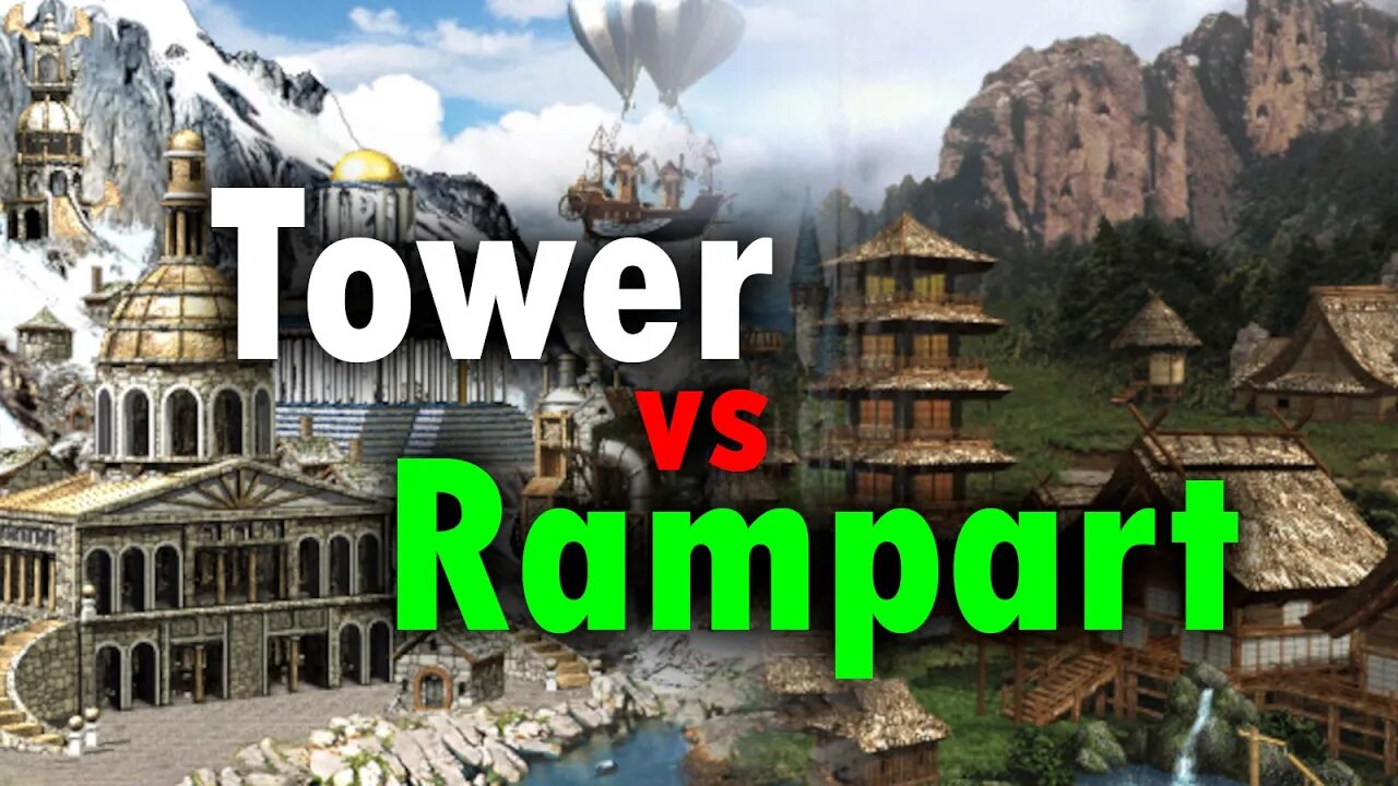 Rampart vs Tower | Gluhammer Heroes HotA 3 Multiplayer PL