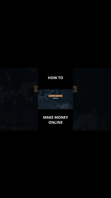 HOW to MAKE MONEY ONLINE - N.9 #shorts