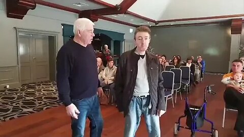 Watch Francis walk.....