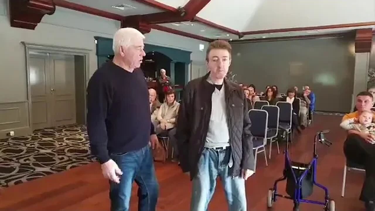 Watch Francis walk.....