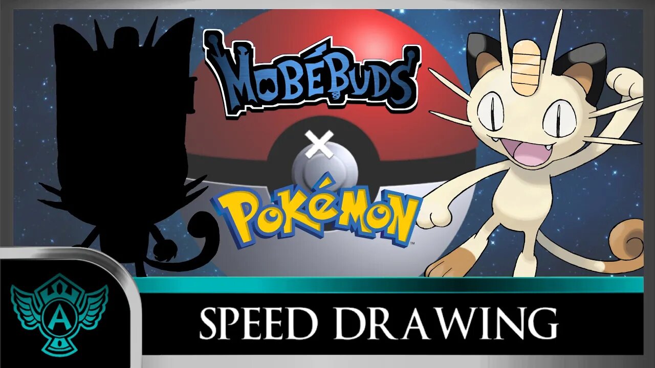 Speed Drawing Request: Pokemon - Meowth | Mobébuds Style