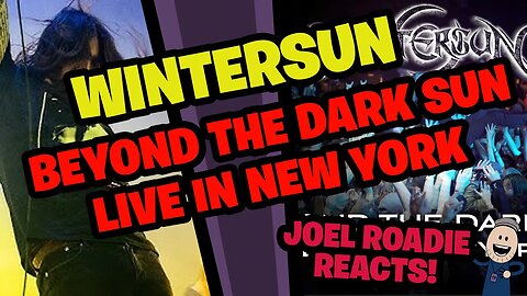 Wintersun - Beyond The Dark Sun (Live in New York 2018) - Roadie Reacts