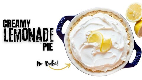 Delicious and Refreshing Lemonade Pie| iambaker.net