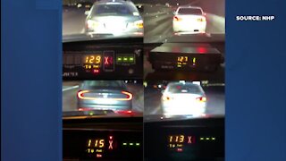 NHP pulls over 4 cars for speeding