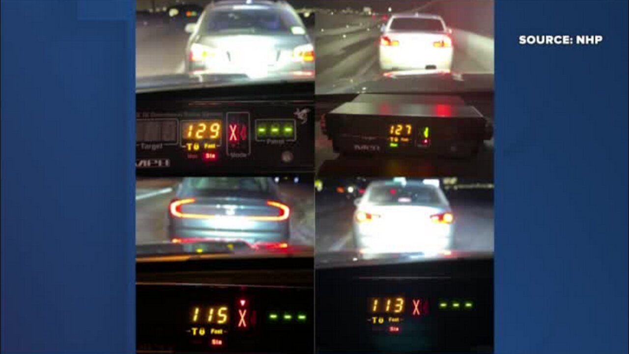 NHP pulls over 4 cars for speeding