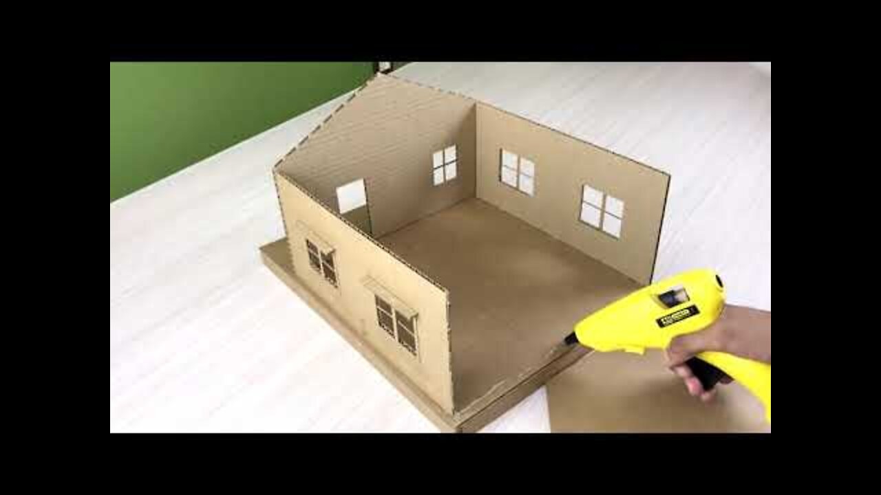 Paper house making very easy way best for school project