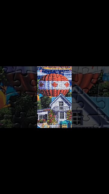 Last Piece! 60,000 pieces! #shorts #puzzles #satisfying #challenge #whatawonderfulworld #what