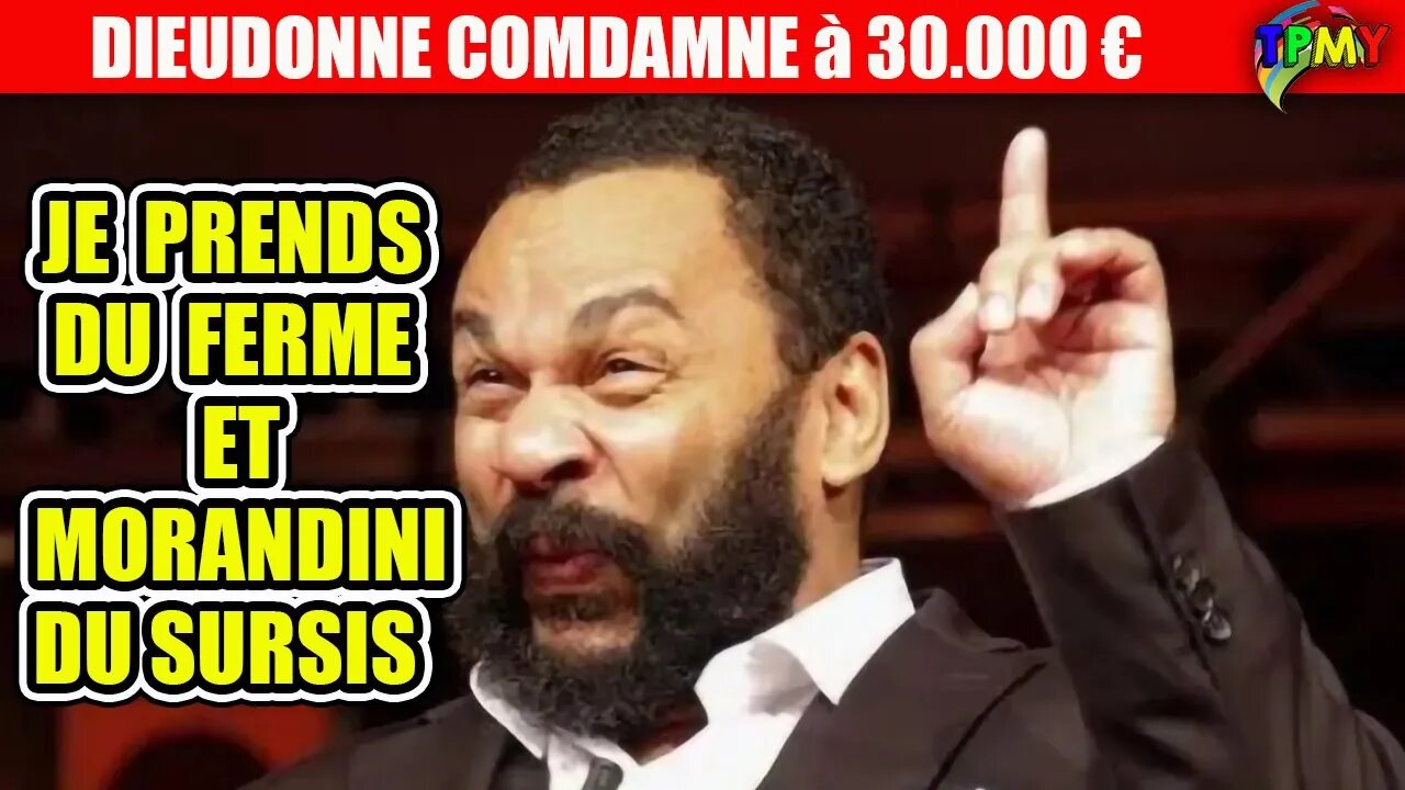 L'humoriste Dieudo PREND 30.000 € et du ferme et Morandini du sursis ! #tpmp #hanouna #verdez