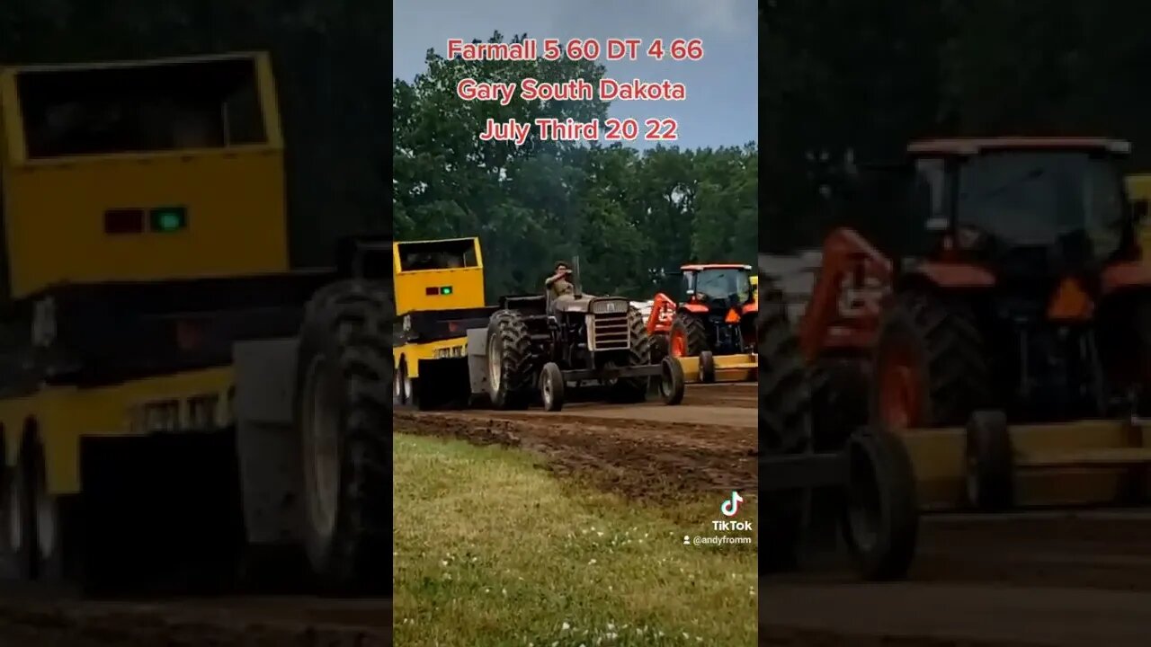 Farmall 560 DT466 Turbo Diesel SledPulling Gary South Dakota July 3rd 2022