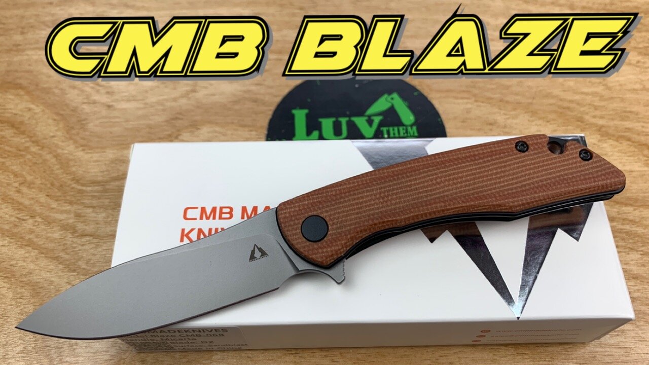 CMB Blaze / includes disassembly / 2 flipper options in one affordable knife