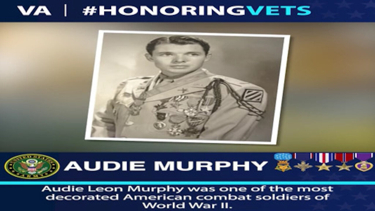 HonoringVets: Audie Murphy