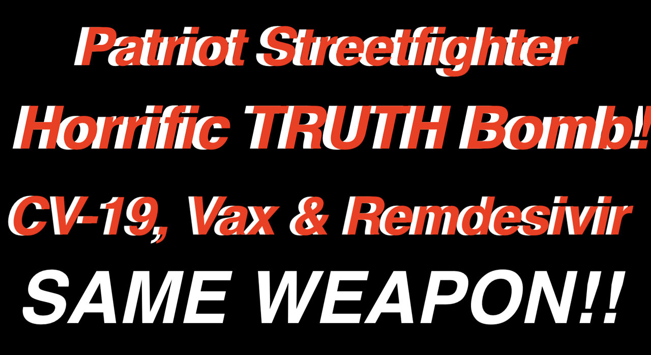 3.27.22 Patriot Streetfighter Emergency Broadcast Postponed 1 Week For Legal And Security Measures