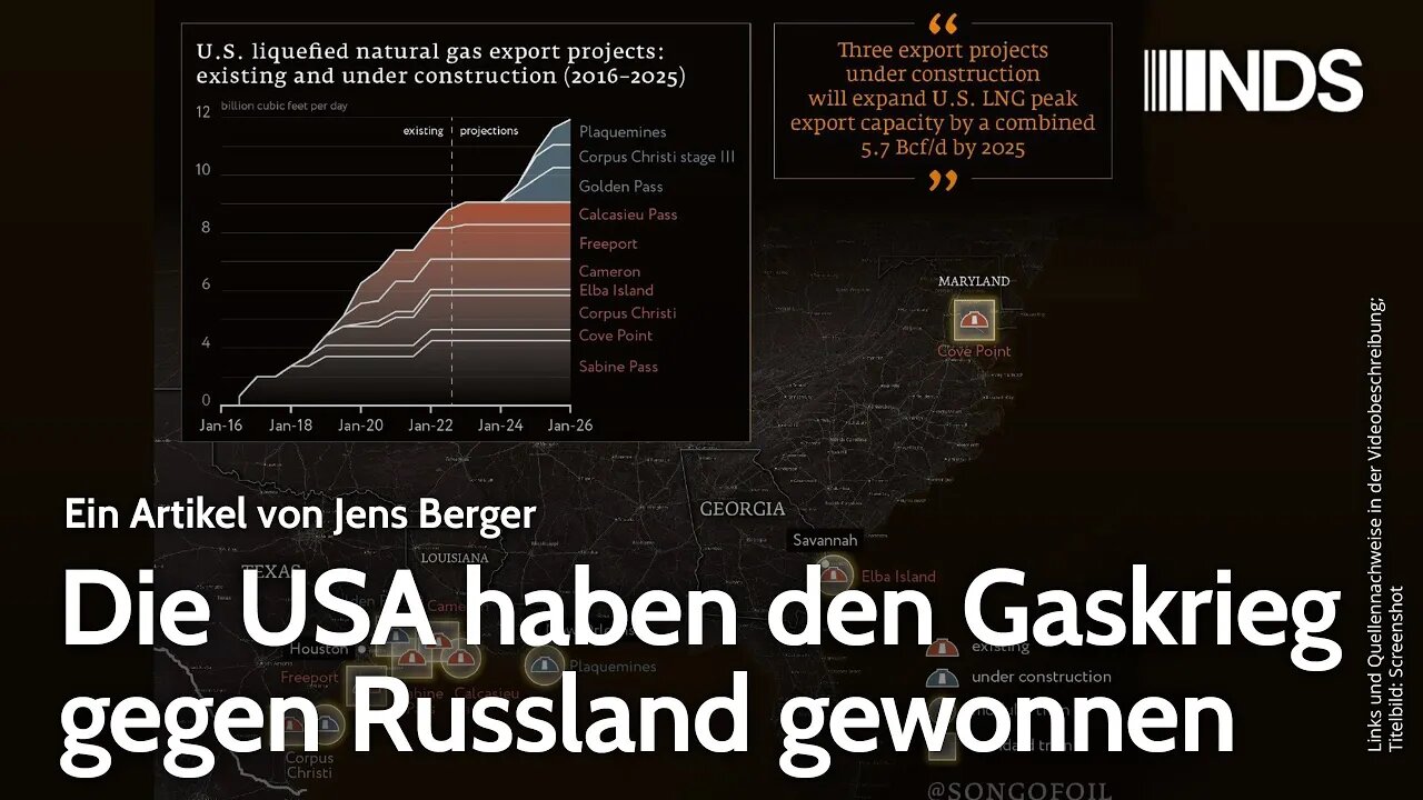 Die USA haben den Gaskrieg gegen Russland gewonnen | Jens Berger | NDS-Podcast