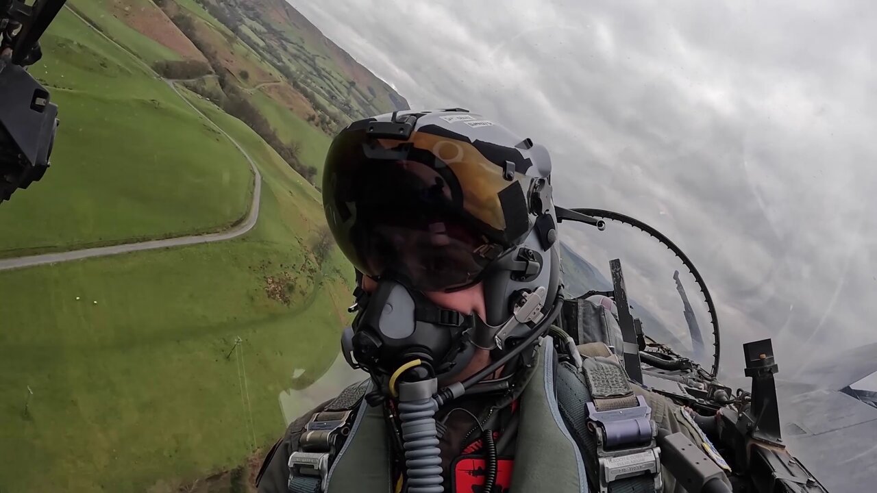 F-15E Strike Eagle Low-Level Flying through the Mach Loop