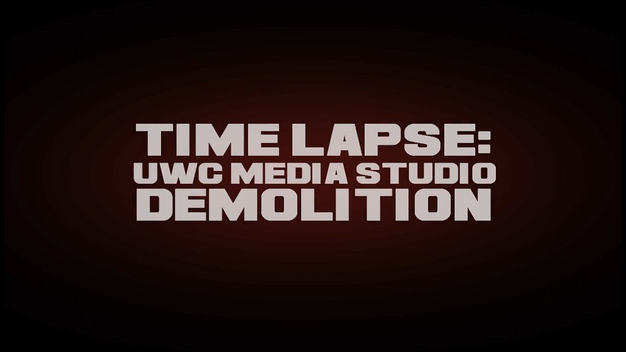 UWC Media Studio Demolition