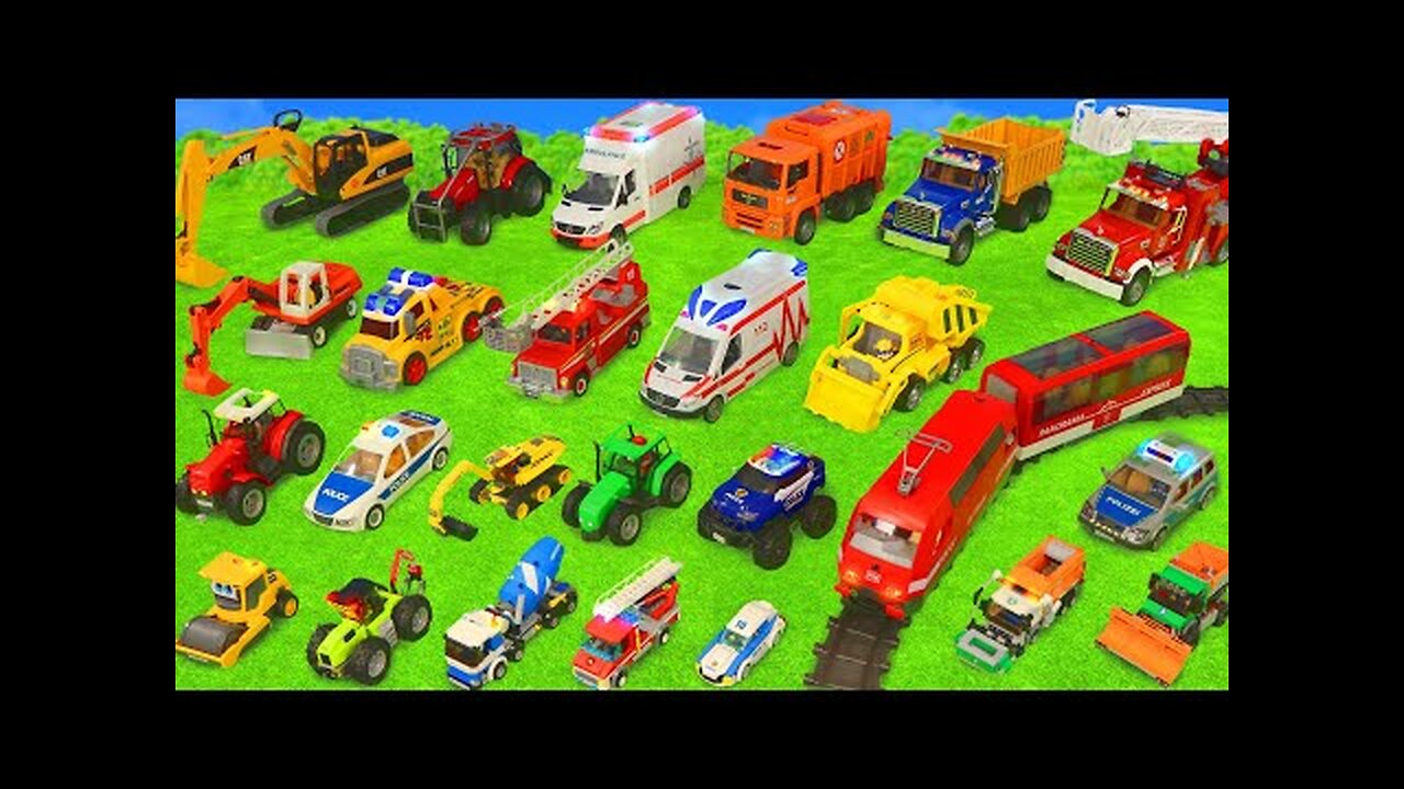 Toy Vehicles Collection for Kids!