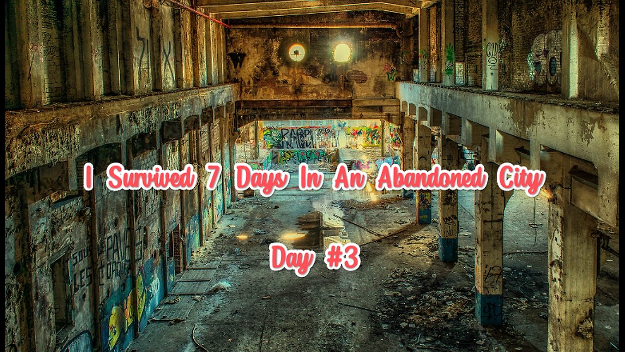 I Survived 7 Days In An Abandoned City || Day #3