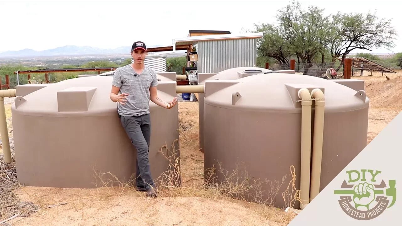 Off Grid Rainwater Harvesting - Home Tour