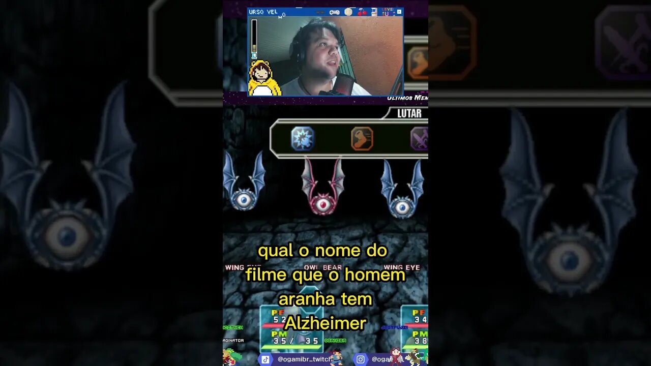 Sem Teto Aranha #piada #humor #homemaranha #phantasystar #retro #retrogame #live #stream #trocadilho