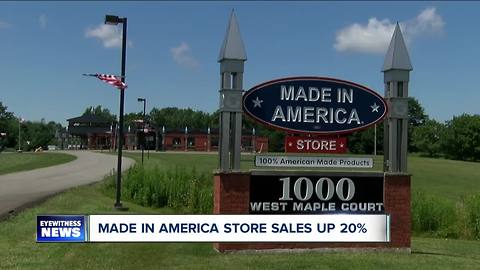 Made in America Store Sales Up This Year