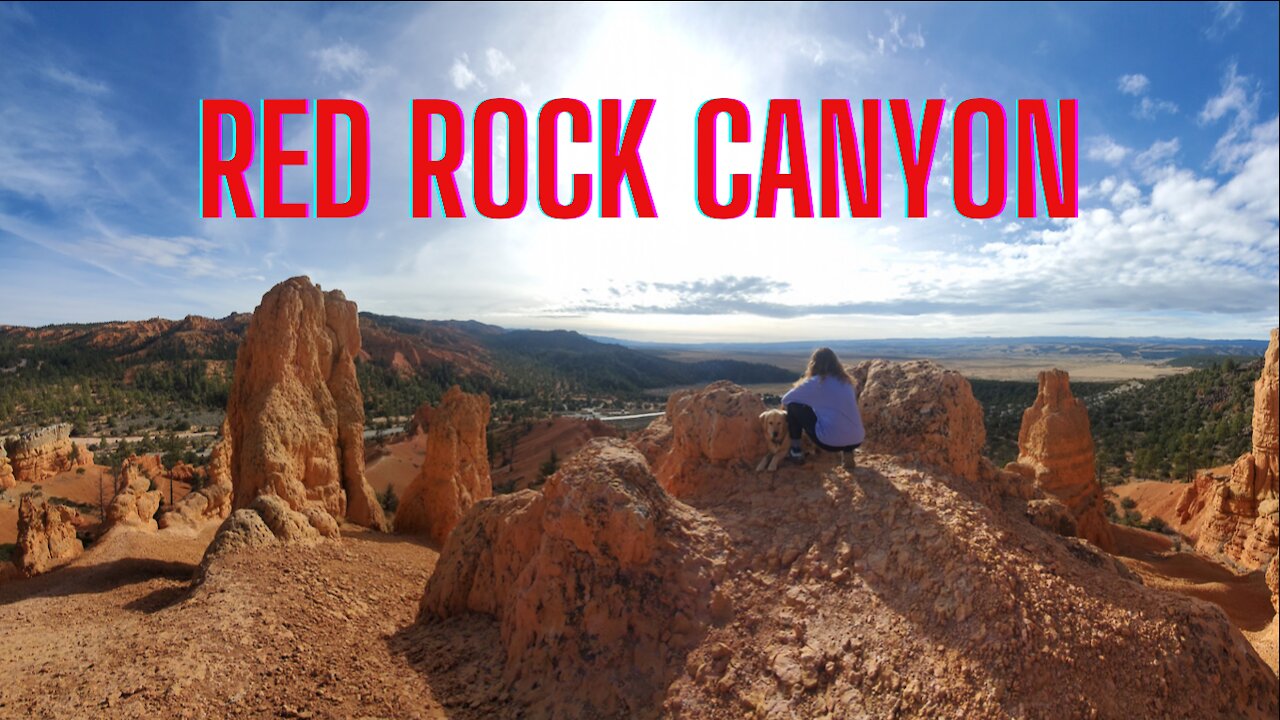 Hiking through Red Rock Canyon