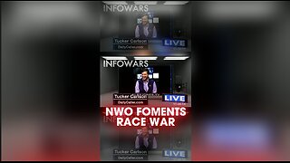 Alex Jones & Tucker Carlson: Globalists Fomenting Race War - 11/4/14