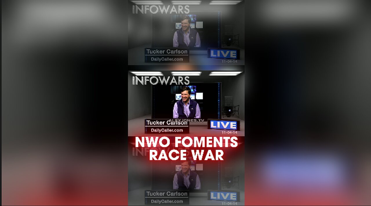 Alex Jones & Tucker Carlson: Globalists Fomenting Race War - 11/4/14