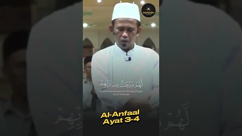 Surah Al Anfaal Ayat 3 - 4 Teks Arab & Terjemahan #imamsholatmerdu #bacaanquranmerdu