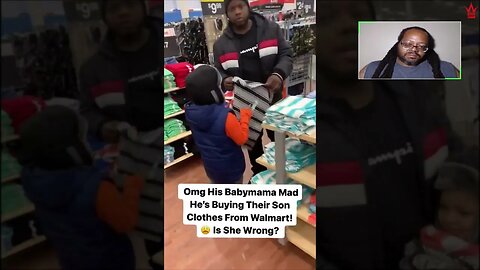 Mother Gets Mad At Her Baby Father For Being Cheap & Buying Their Son Clothes From Walmart!