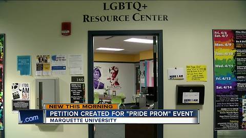 Online petition tries to stop Marquette University "Pride Prom"