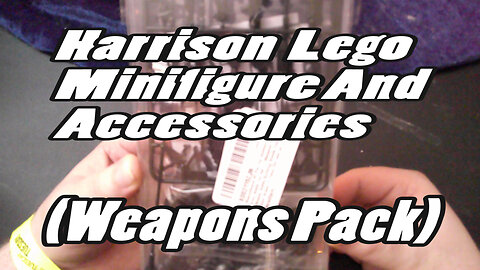 Harrison Lego Minifigure And Accessories (Weapons Pack)