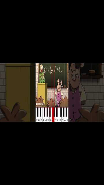 I'm not a monster (Meat Man) AMANDA THE ADVENTURER ANIMATION (@GH.S) - Octave Piano Tutorial