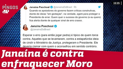 Os conselhos de Janaina no caso Moro