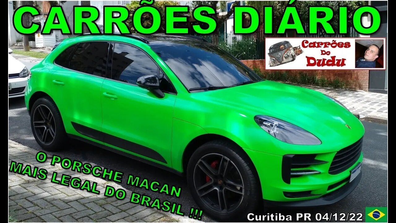 Porsche Cayman VERDE Fiat Marea AZUL ROXA 2.4 Weekend Carrões Diário Carrões do Dudu 04/12/22