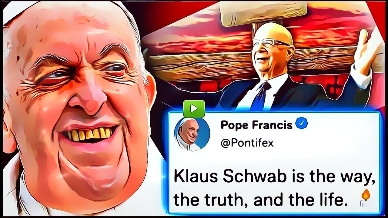 Paavi Franciscus julistaa Klaus Schwabin olevan "tärkeämpi" kuin Jeesus Kristus