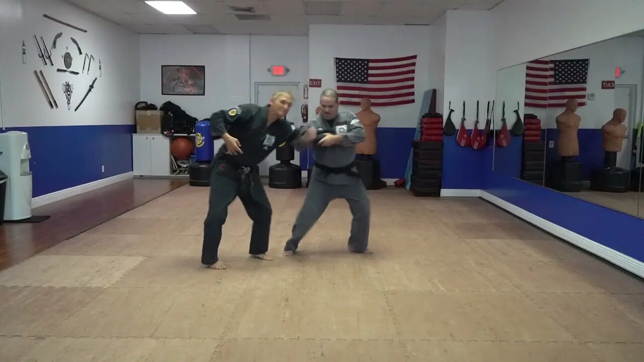 An example of the American Kenpo technique Wings of Silk