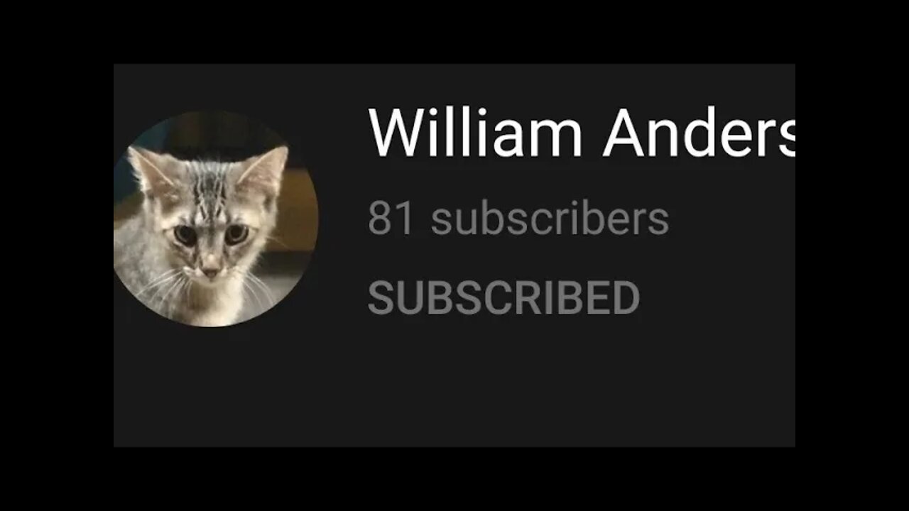 Subscriber Boost For My Buddy "William Anderson aka Dimond Hands Willy"☝😎👍💯