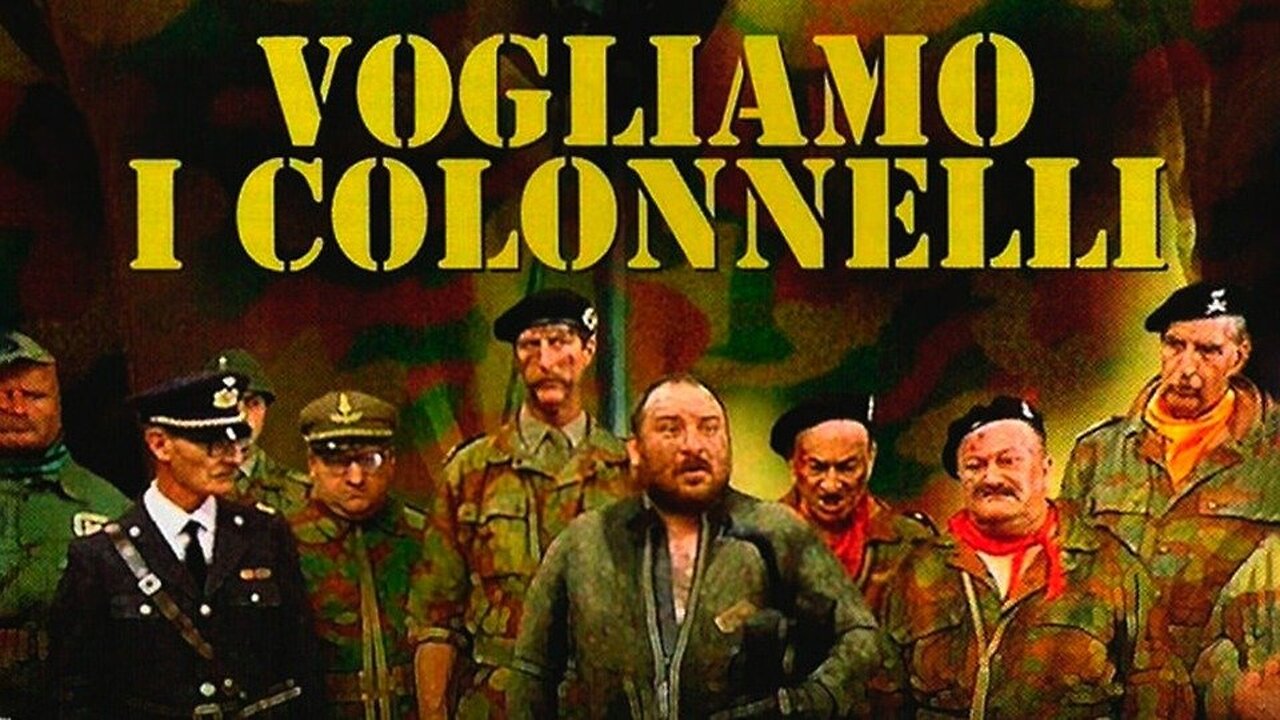 VOGLIAMO I COLONNELLI FILM 1973 CON UGO TOGNAZZI