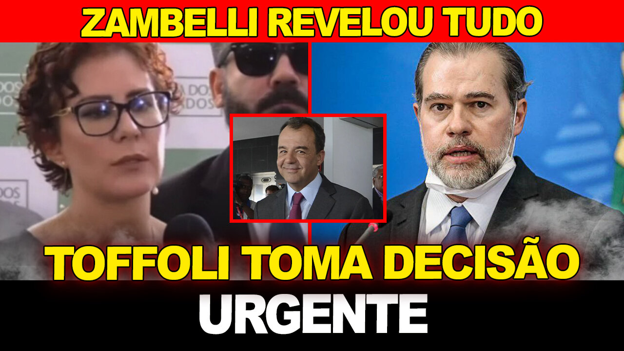 Carla Zambelli faz revelação urgente ao Brasil !! Toffoli toma decisão assustadora...