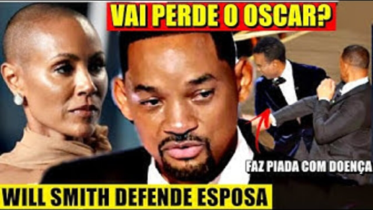 will Smith da um tapa na cara de Chris Rock!!😱😱😱😱😱