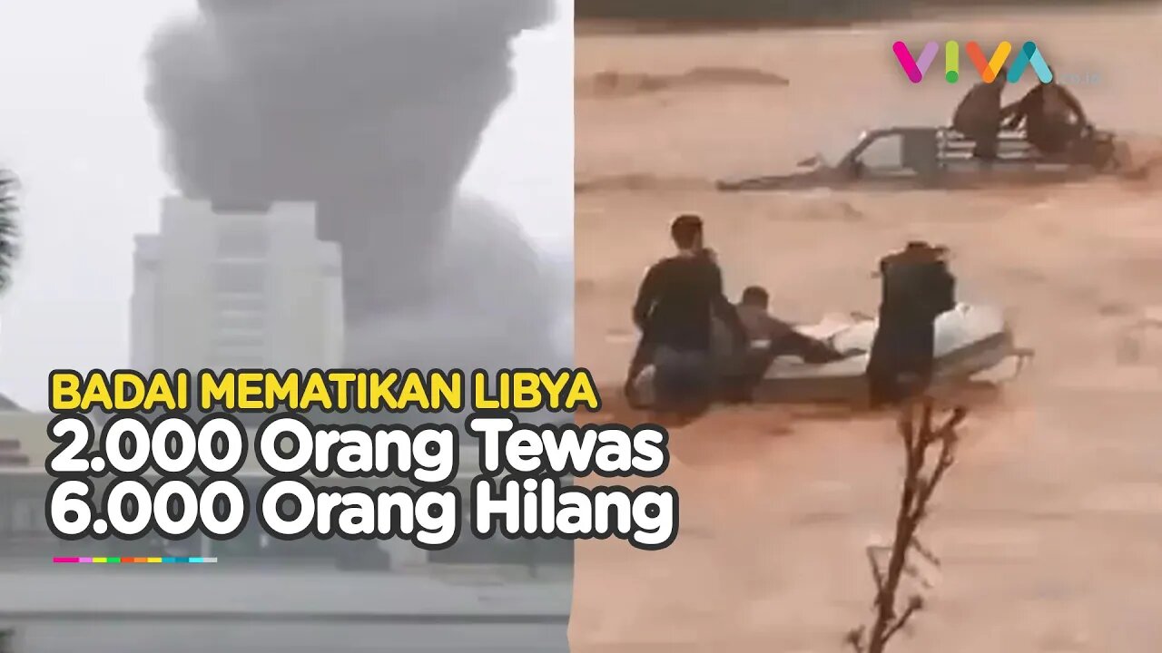 HOROR! Badai Libya! Angin Kilat Raksasa Menghantui, 2 Ribu Orang Tewas