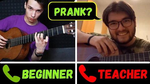 A GUITARIST pretends to be a BEGINNER WITH FOREIGN GUITAR TEACHERS #14